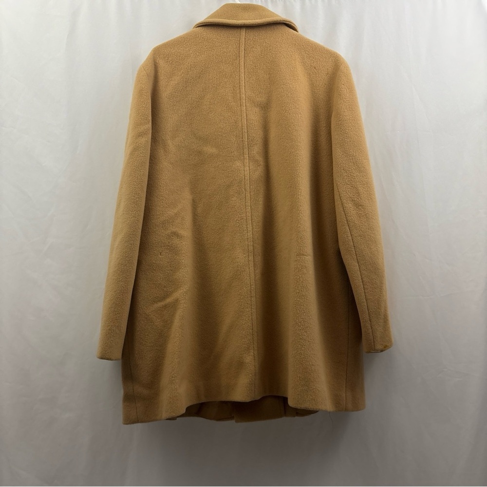Vintage Mackintosh of New England Women's Size 20.5 Wool Mid Coat Tan Pre-Owned - Picture 14 of 16
